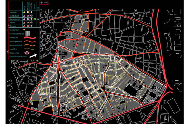 Lavapies Map - Grids