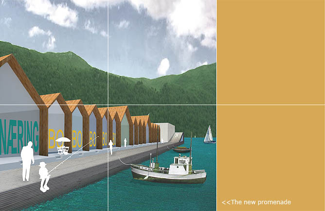 Perspective: New waterfront promenade