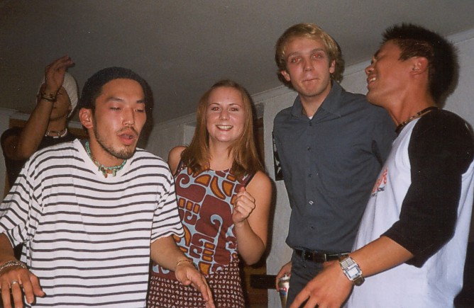 Party: Tosh, Lisa, Audun and Koji