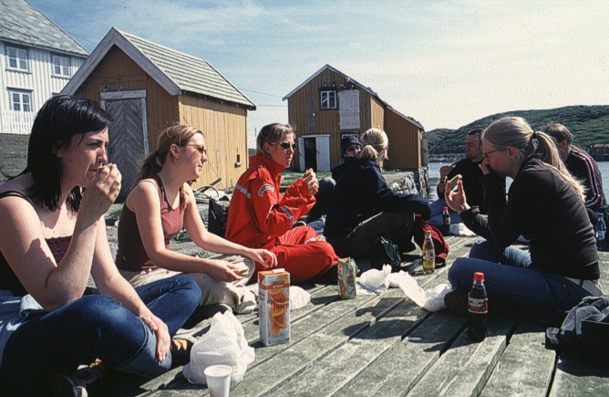 Lunch at Sør-Gjæslingan