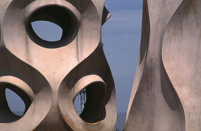 Casa Mila (La Pedrera), Roofscape, Antoni Gaudi