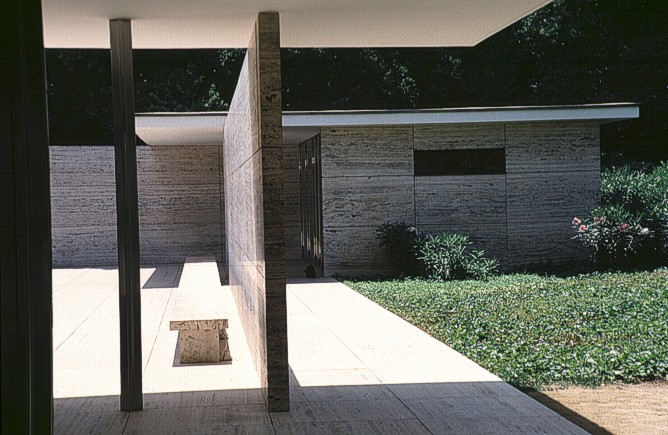 Barcelona Pavillion, Mies van der Rohe