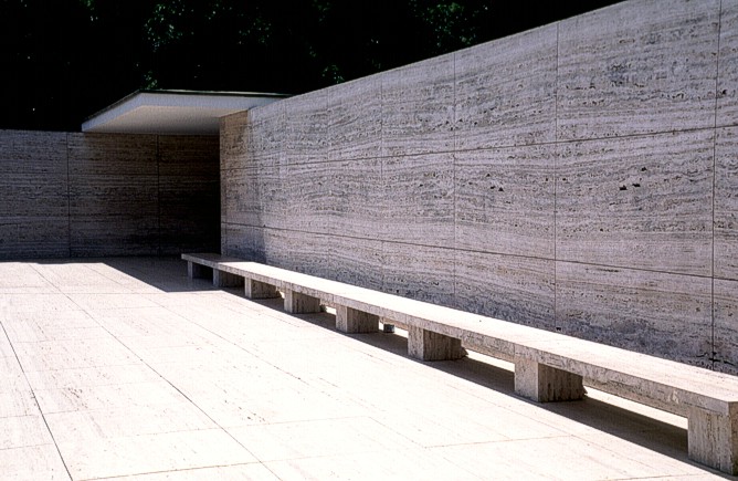 Barcelona Pavillion, Mies van der Rohe