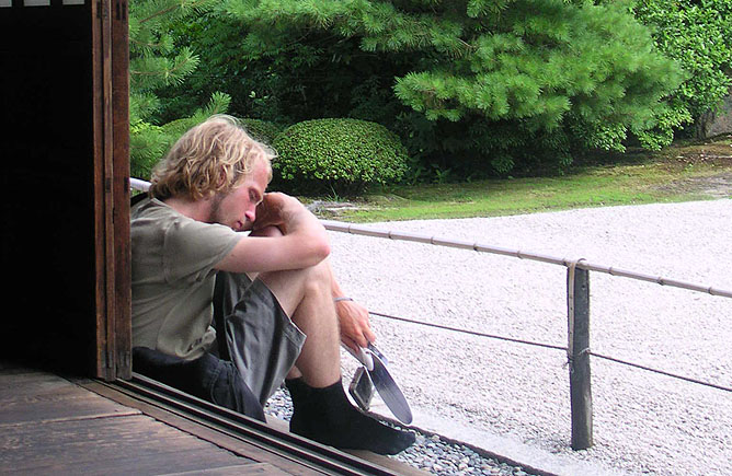 Audun resting, Konchi-in, Kyoto