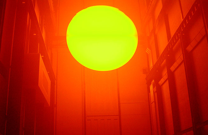 Unilever series, Tate Modern, Olufur Eliasson