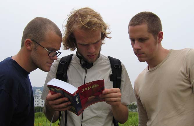 Aasmund, Audun and Toru in Awaji