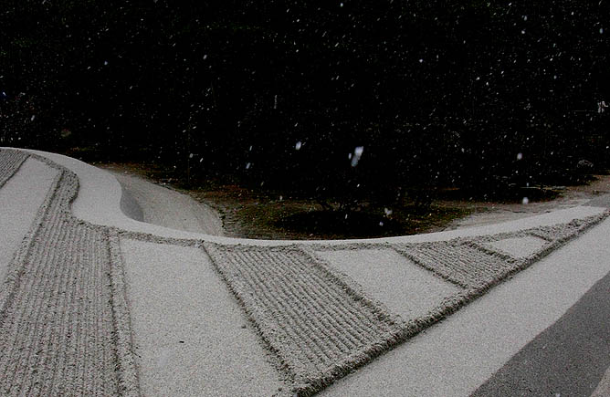 Sand garden, Ginkaku-ji, Kyoto