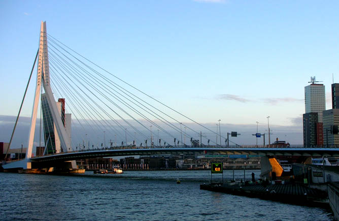 Erasmus Bridge, Rotterdam, UN Studio