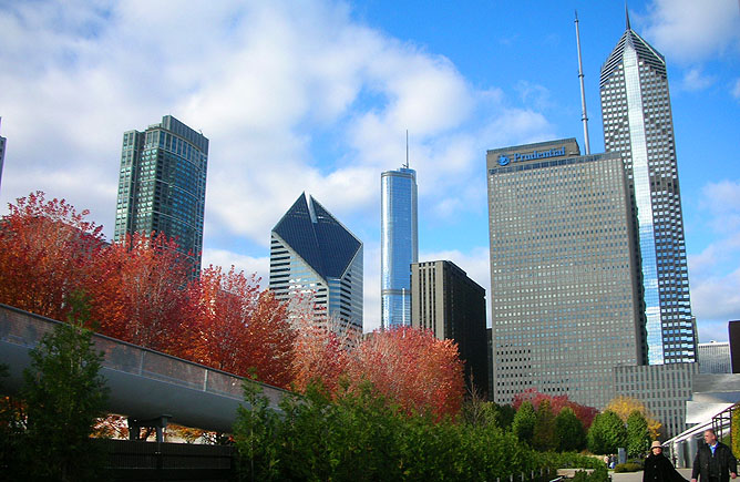 Downtown in Autumn colours