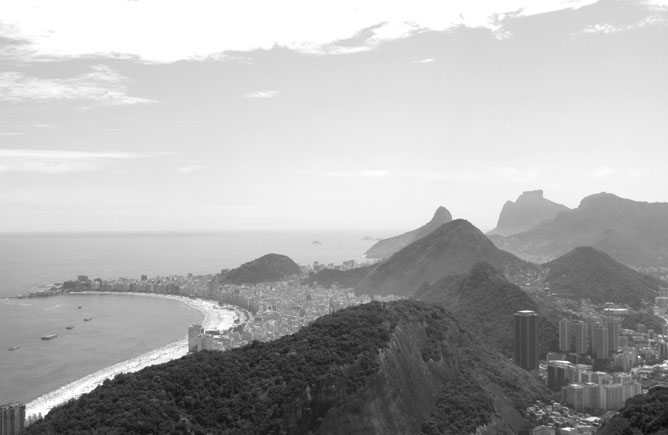 Panoramic view over Rio from Pão de Açúcar