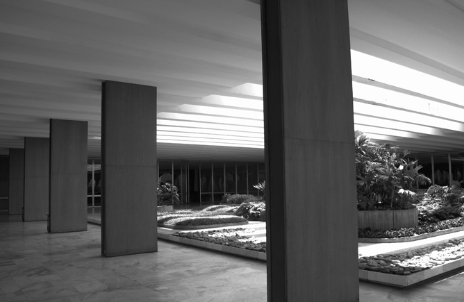 Oscar Niemeyer: Palácio do Itamaraty, roof garden